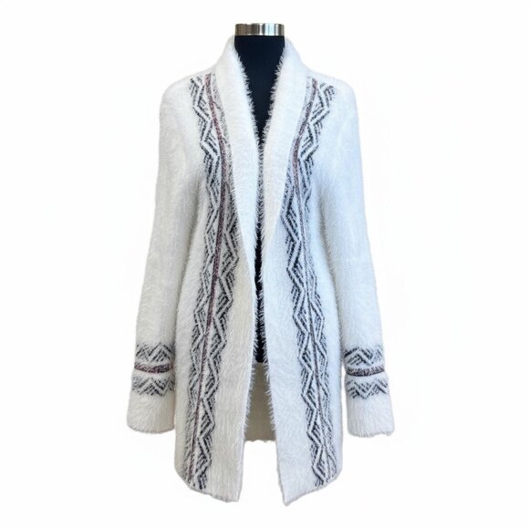 ON BLUE cardigan style open front sweater - Picture 1 of 12